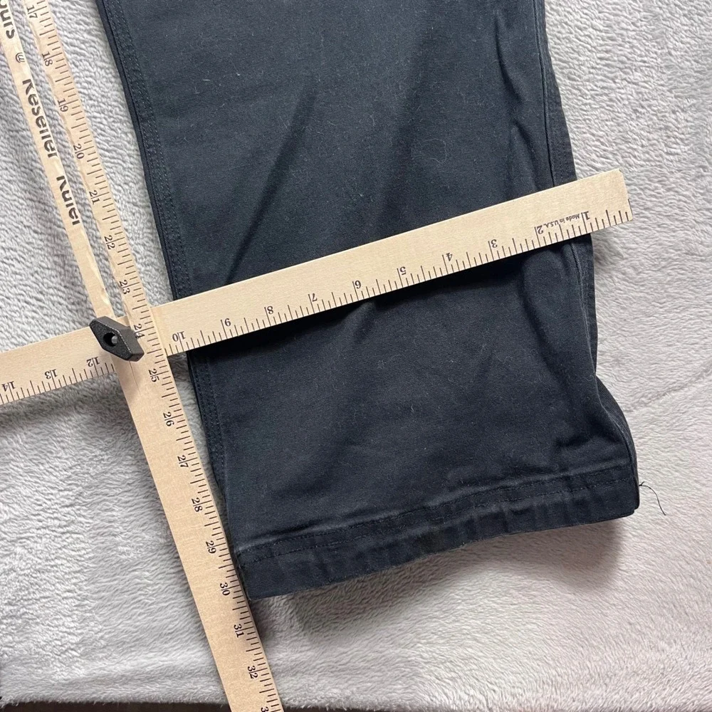 Duluth Trading Co Flex‎ Fire Hose Relaxed Fit Black Work Pants 44x30 Mens
